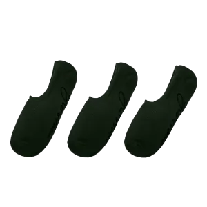 3 Pairs No-Show Socks - Green