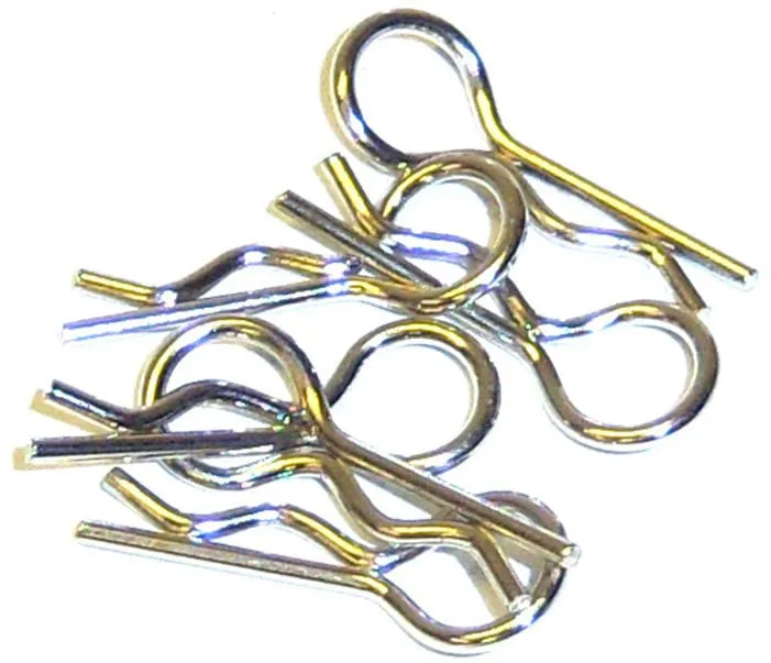 81014 RC 1/8 Battery / Receiver Body Clips 1/8 Hi Speed