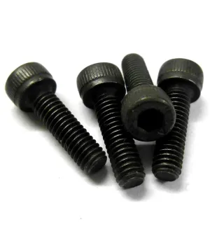98073 4 x Cap Screw M4 x 14 4mm x 14mm Metric Black 1/8 Scale Spares Parts