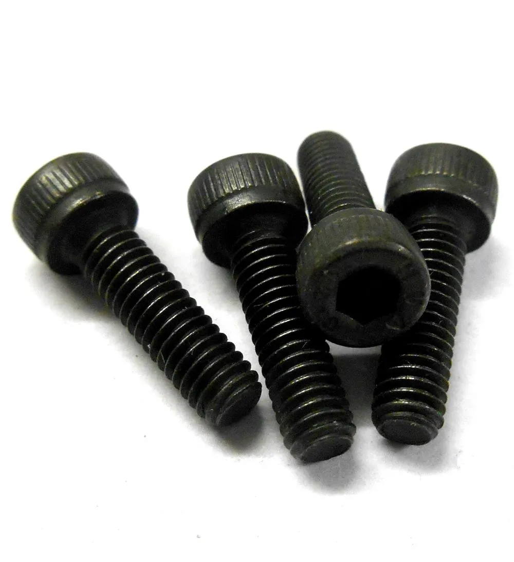 98073 4 x Cap Screw M4 x 14 4mm x 14mm Metric Black 1/8 Scale Spares Parts
