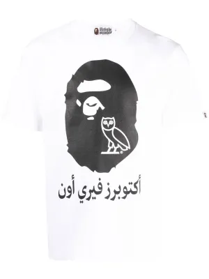 A BATHING APE® graphic-print short-sleeve T-shirt