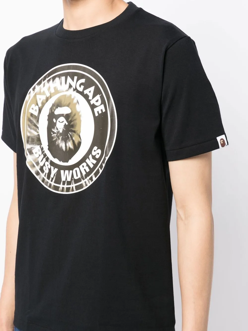 A BATHING APE® logo-print short-sleeved T-shirt