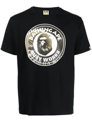 A BATHING APE® logo-print short-sleeved T-shirt