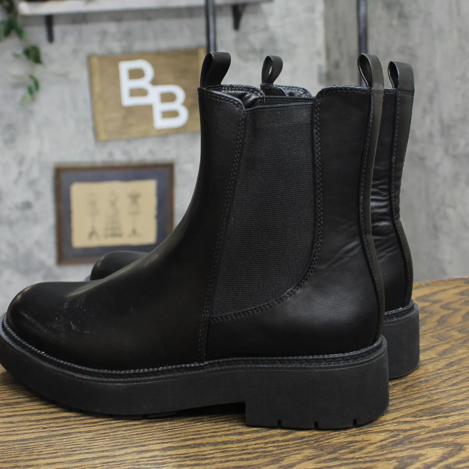 A New Day Womens Demi Chelsea Boots with Memory Foam Insole 87930242 Black 11M
