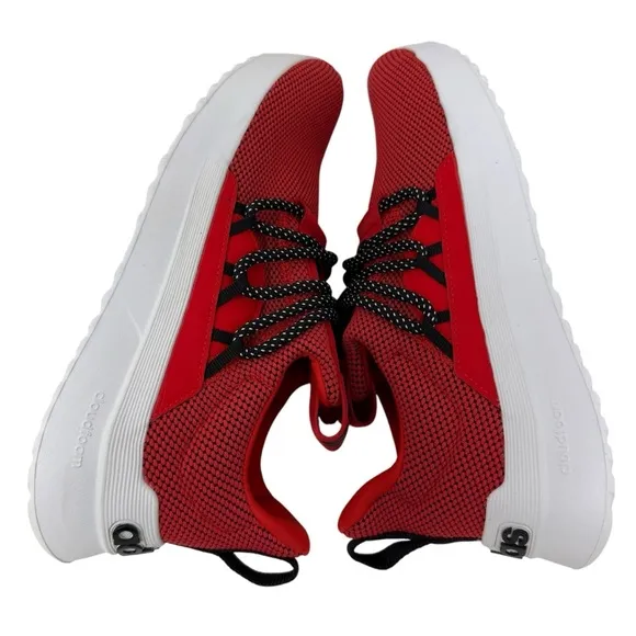 Adidas Cloudfoam Lite Racer Adapt 5.0 Men’s Red Running Shoes Size 7.5 PWJ01004