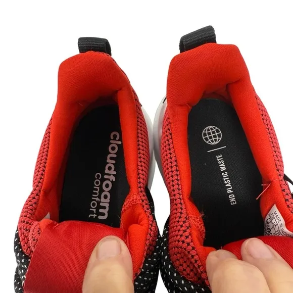 Adidas Cloudfoam Lite Racer Adapt 5.0 Men’s Red Running Shoes Size 7.5 PWJ01004