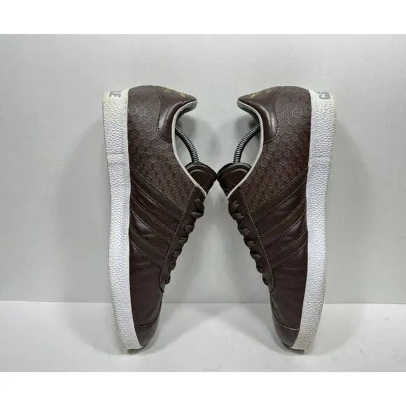 Adidas Gazelle 2 Casual Low Top Sneakers Brown Leather 914869 Men's Size 11 Shoe