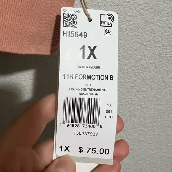 Adidas X 11 Honore Formotion Sports Bra NWT