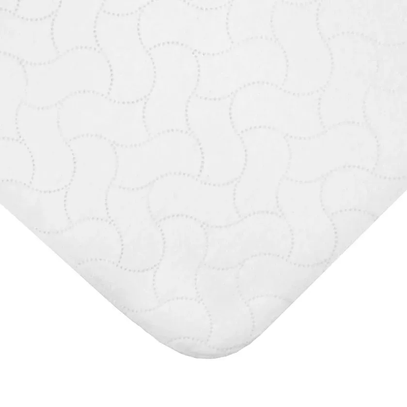 American Baby Co. Crib/Toddler Bed Waterproof Quilted Flat Mattress Pad