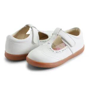 Amica T-Strap Mary Jane - White