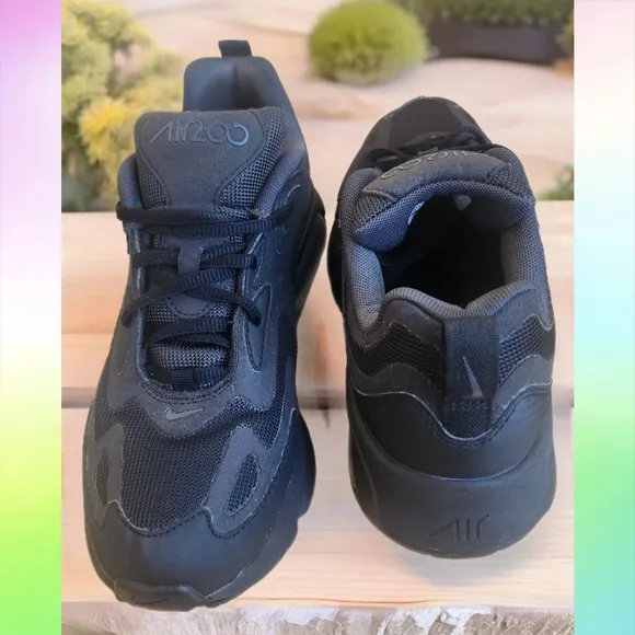 &quot;HOST PICK&quot; NIKE AIR MAX 200 TRIPLE BLACK YOUTH ATHLETIC SNEAKERS SIZE 6Y