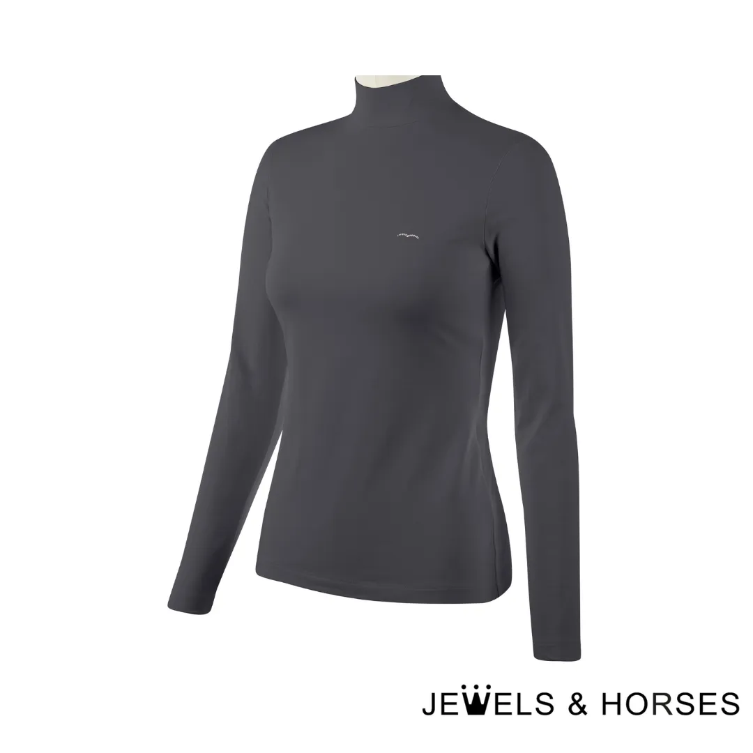 Animo Behind Womens Turtleneck - Dark