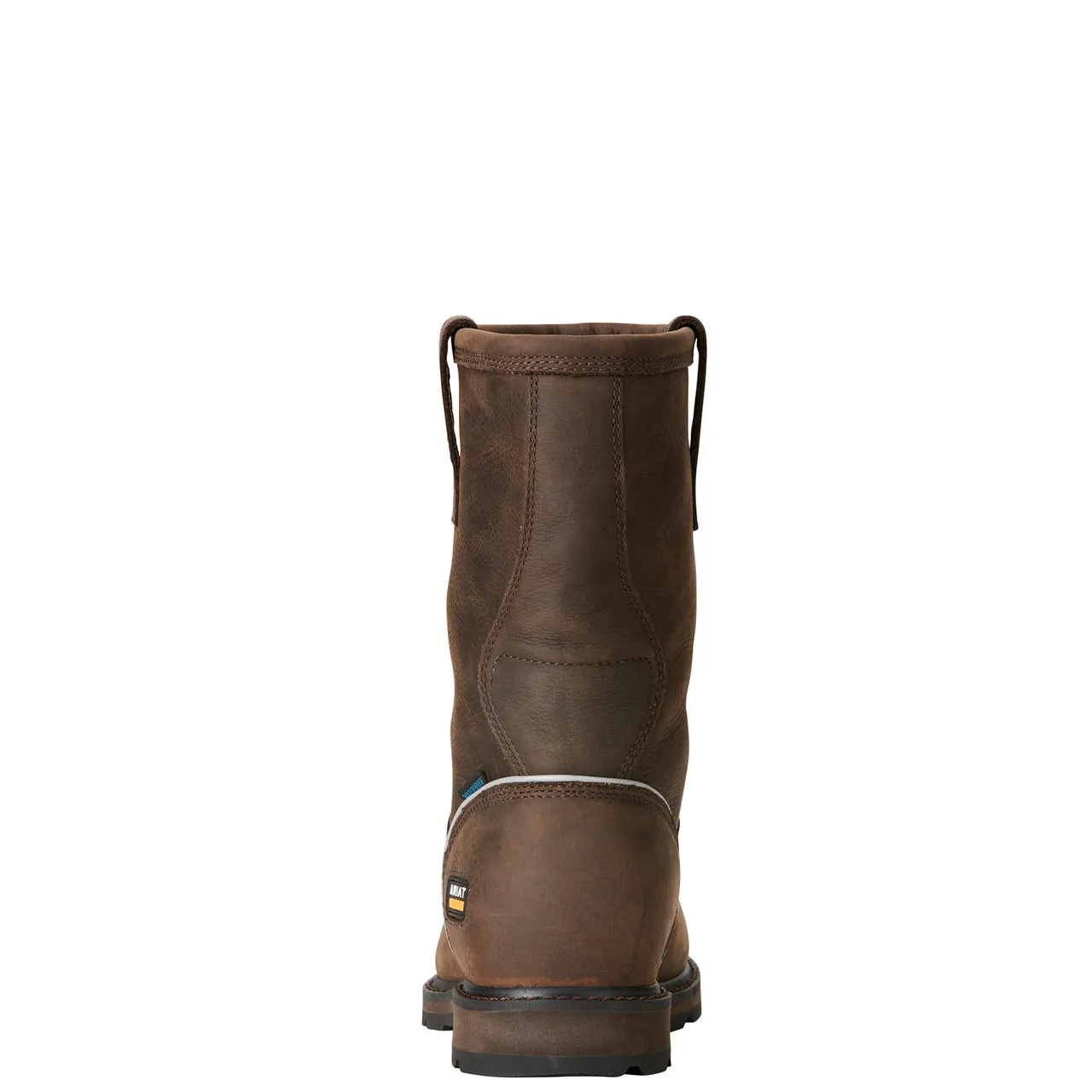 Ariat Mens Groundbreaker Waterproof Steel Toe Work Boot Dark Brown 10020112