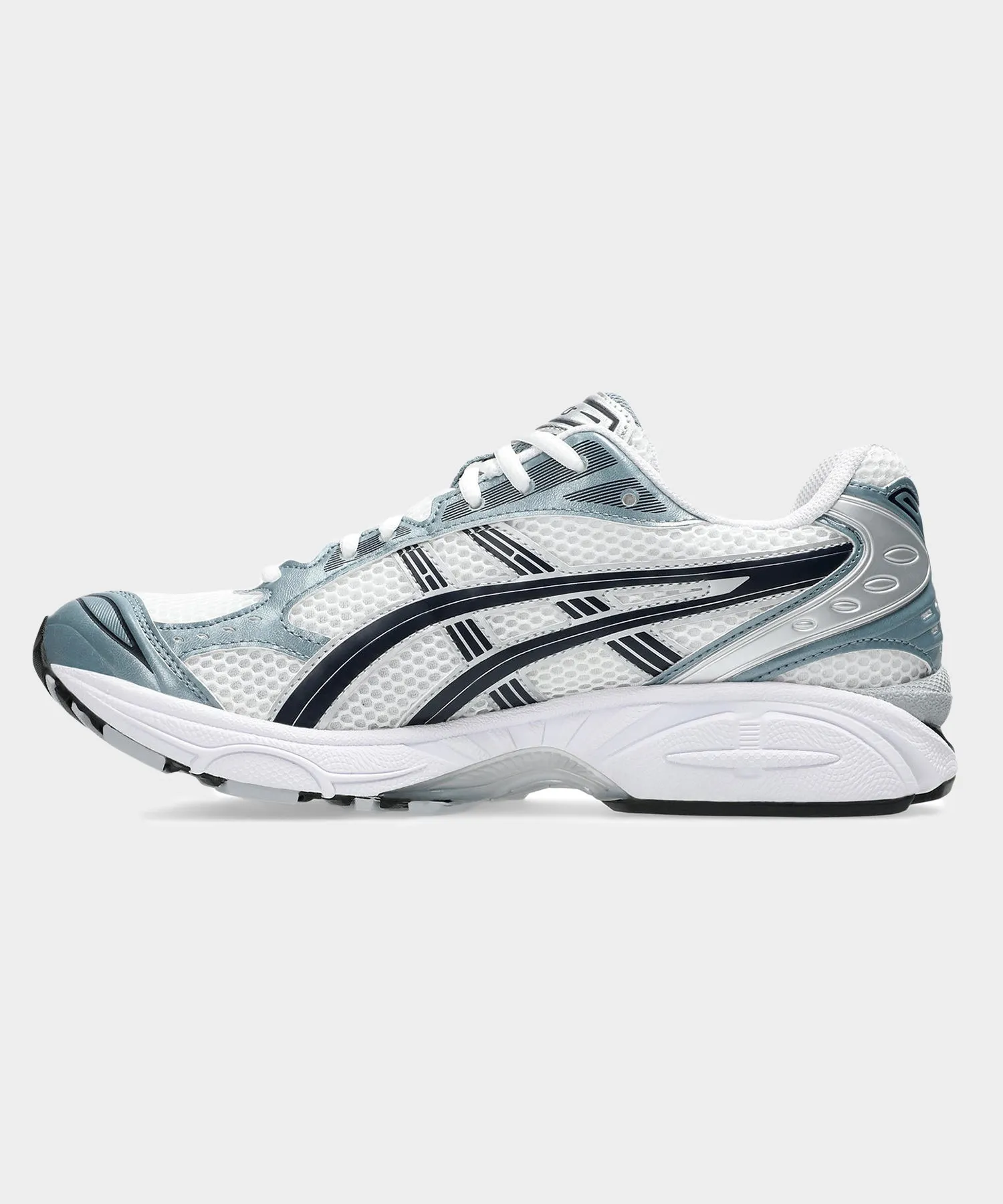 Asics Gel-Kayano 14 in White   Fjord Grey