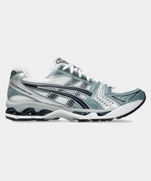 Asics Gel-Kayano 14 in White   Fjord Grey