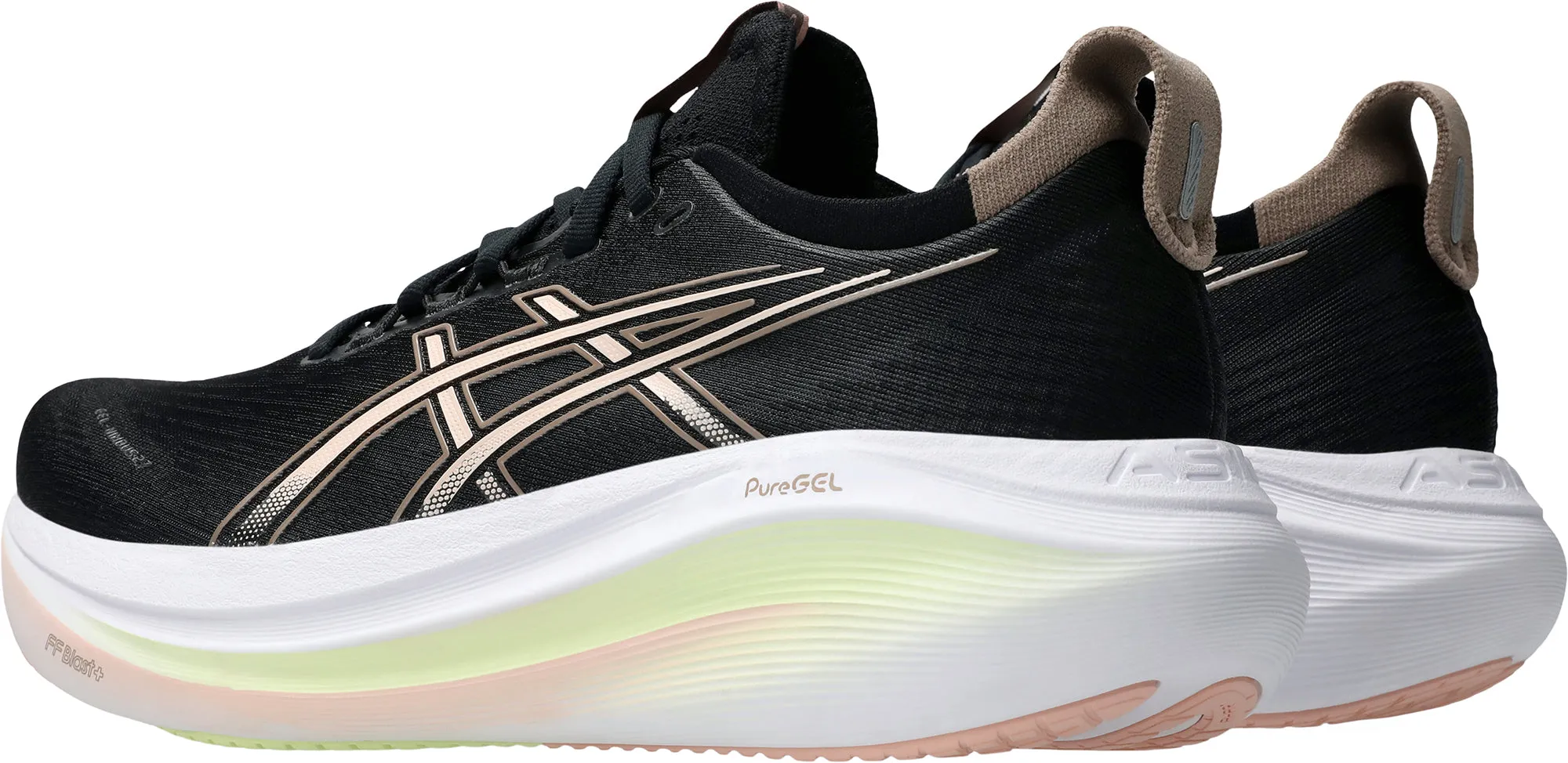 Asics Gel Nimbus 27 Womens Running Shoes - Black