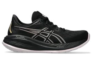 Asics Women's Gel-Cumulus 26 Running Shoes in Black/Watershed Rose