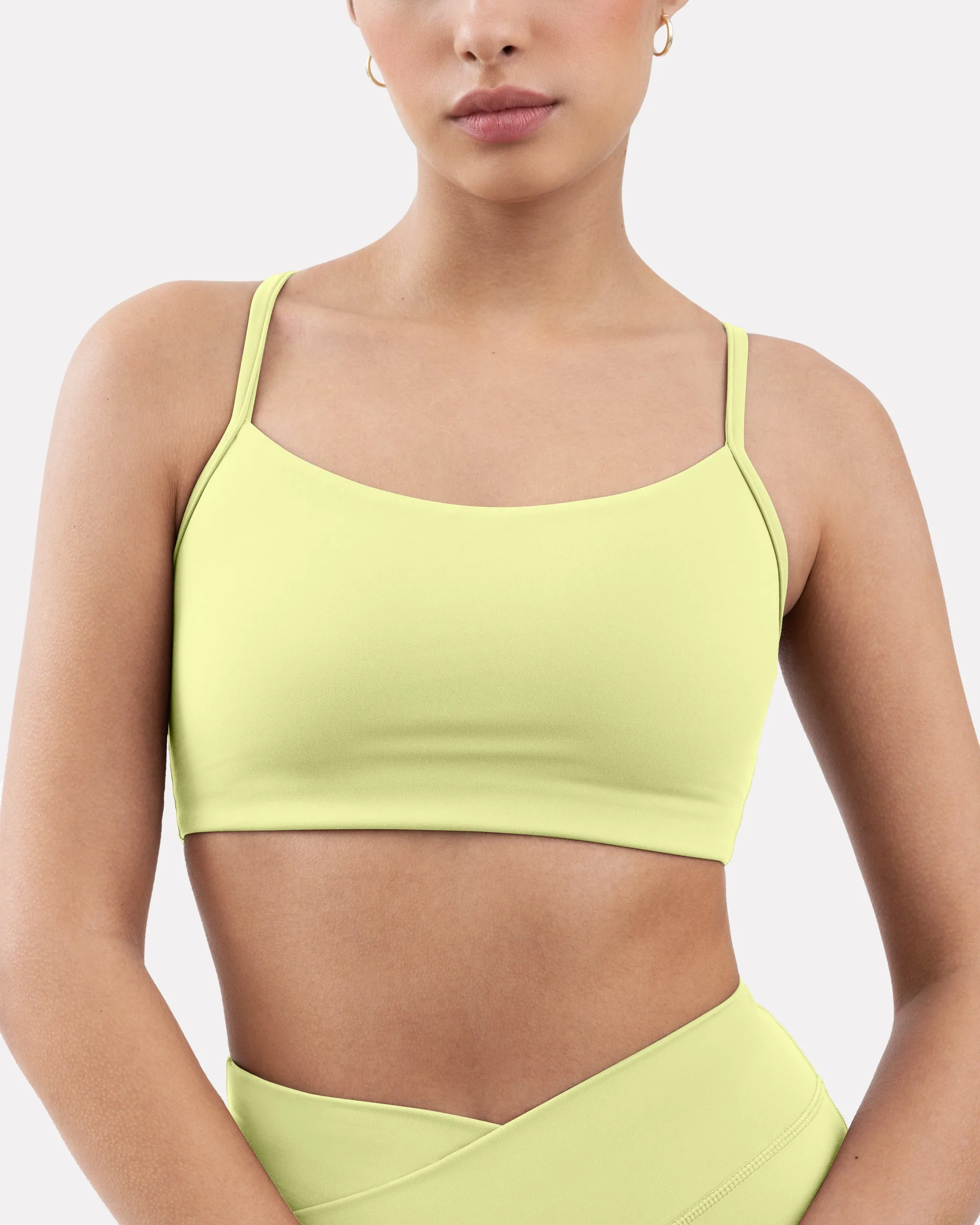 Athleisure Y-Back Low-Support Sheer Sports Bra
