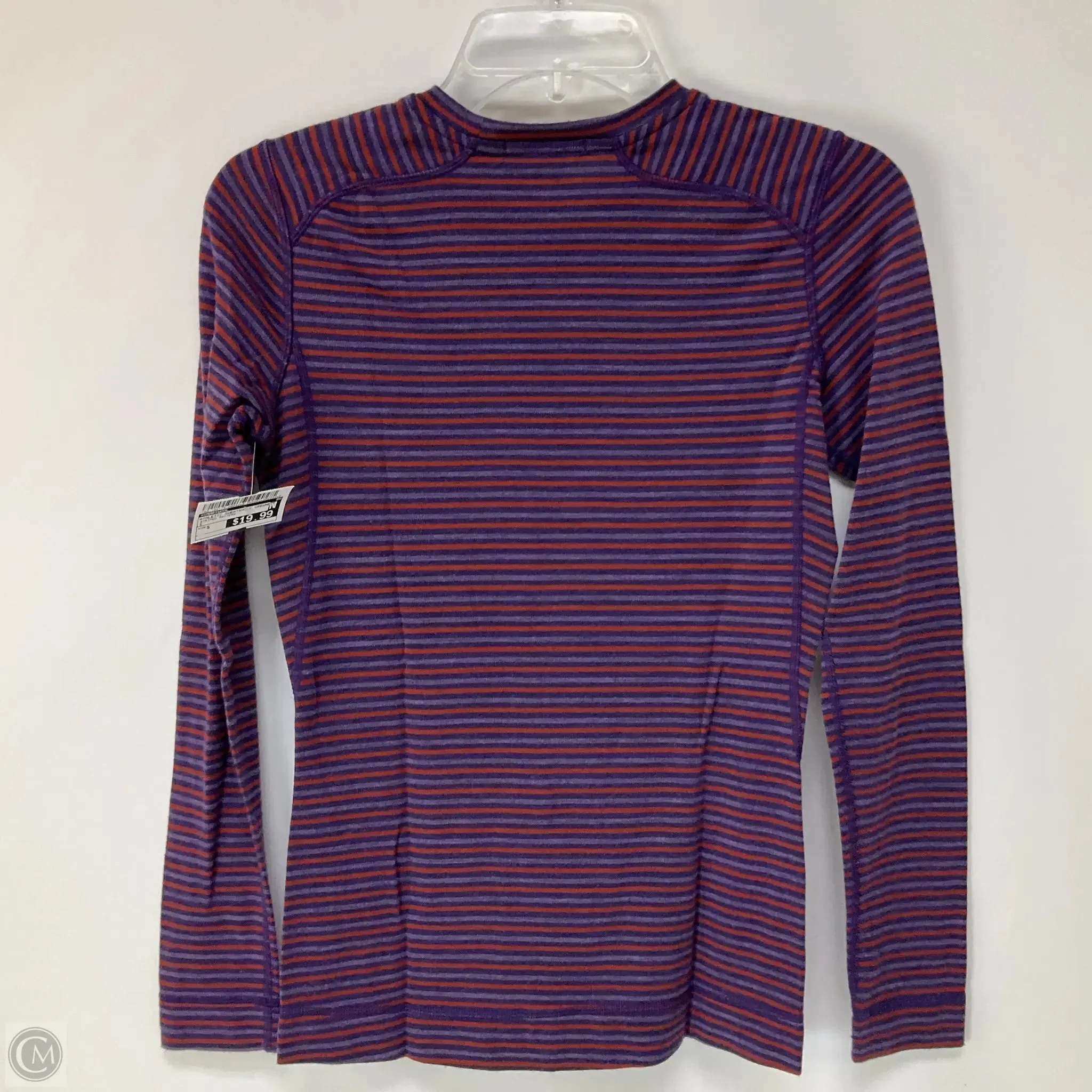 Athletic Sweatshirt Crewneck By Smartwool In Striped Pattern, Size: S