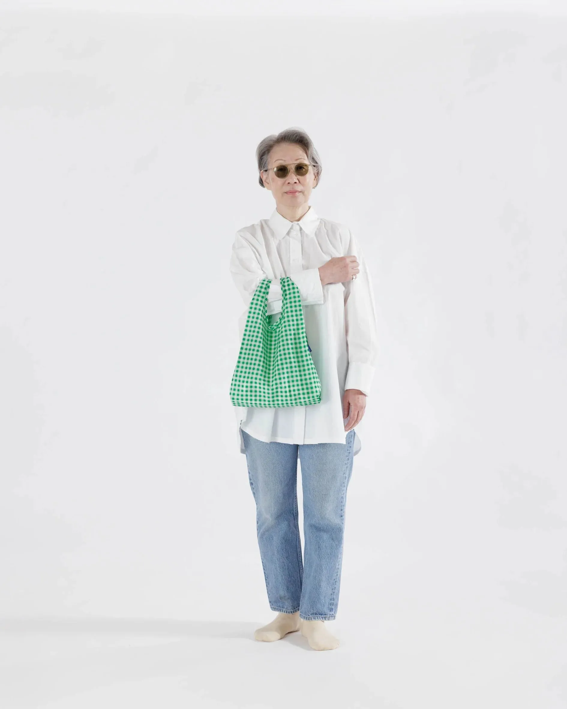 Baby Baggu - Green Gingham