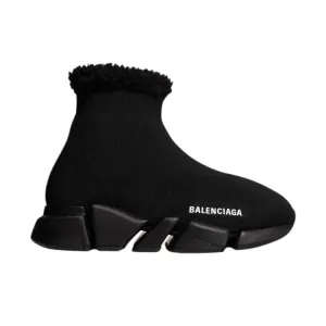 Balenciaga Shoes, Black Technical 3D Knit Speed 2.0 Sneakers (size 36)