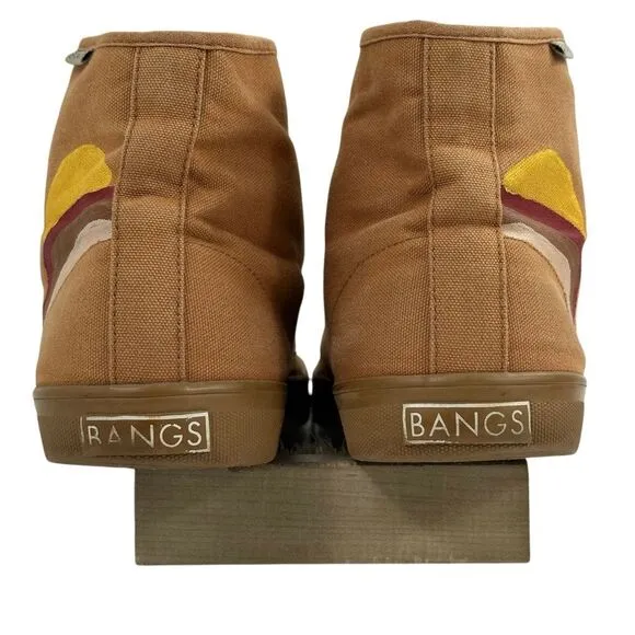 Bangs Vegan High Top Sneakers Men’s Size 8 Women’s Size 9.5