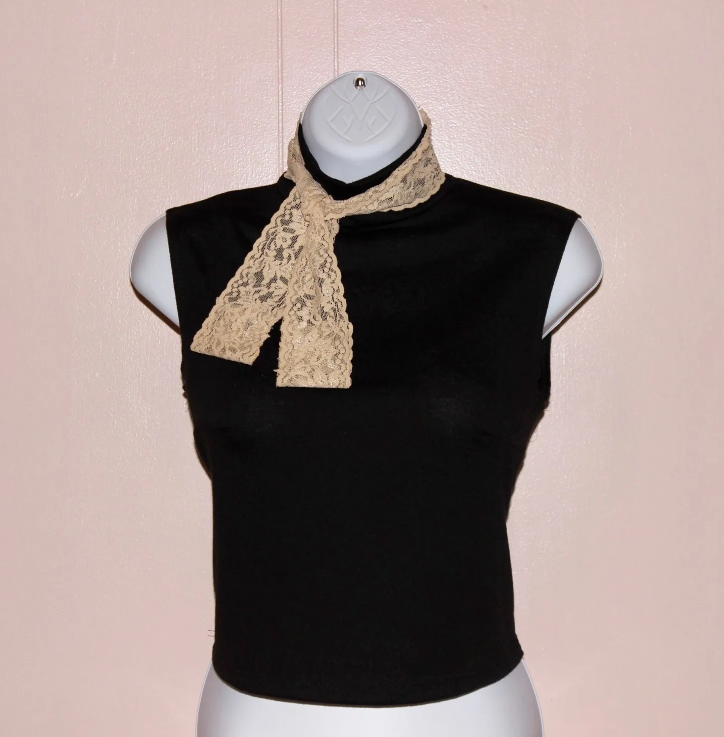 Black Modest Top