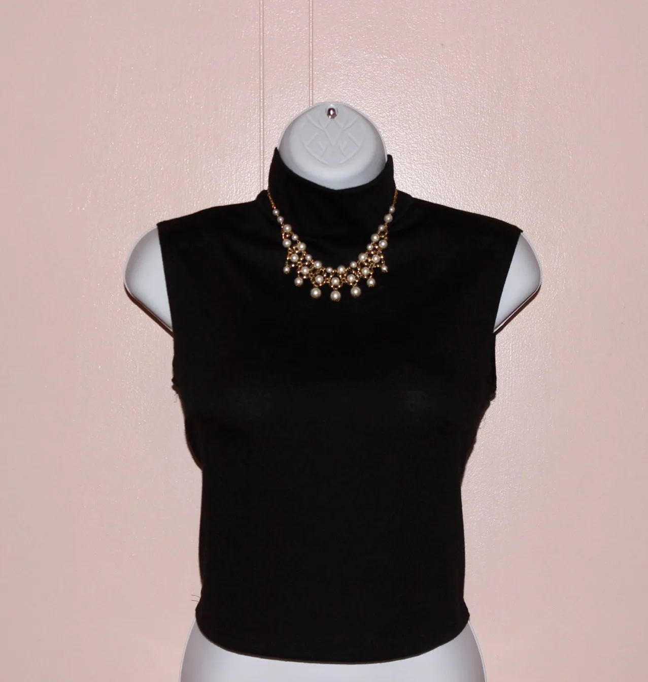 Black Modest Top