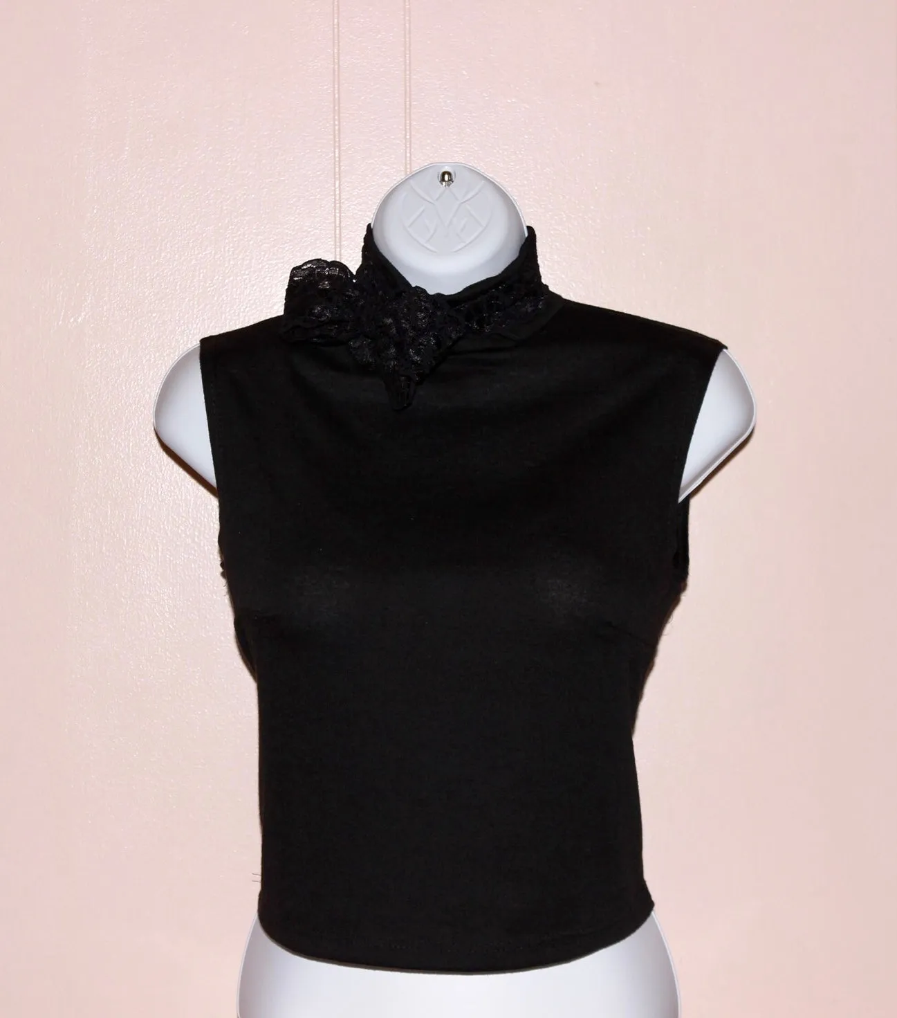 Black Modest Top
