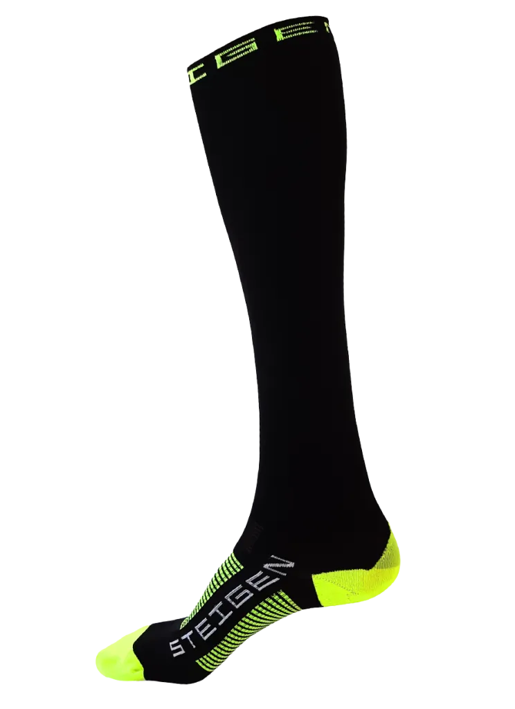 Black Running Socks Full Length