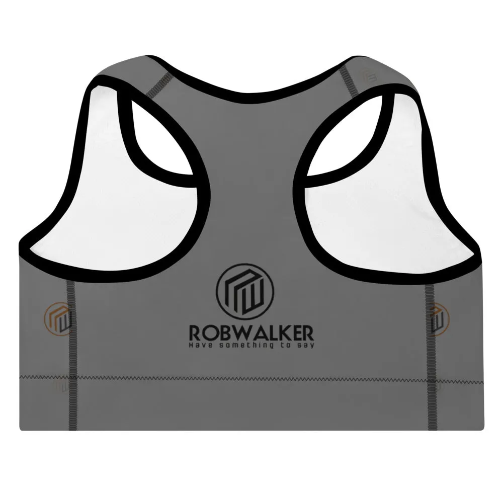 Branded Padded Sports Bra