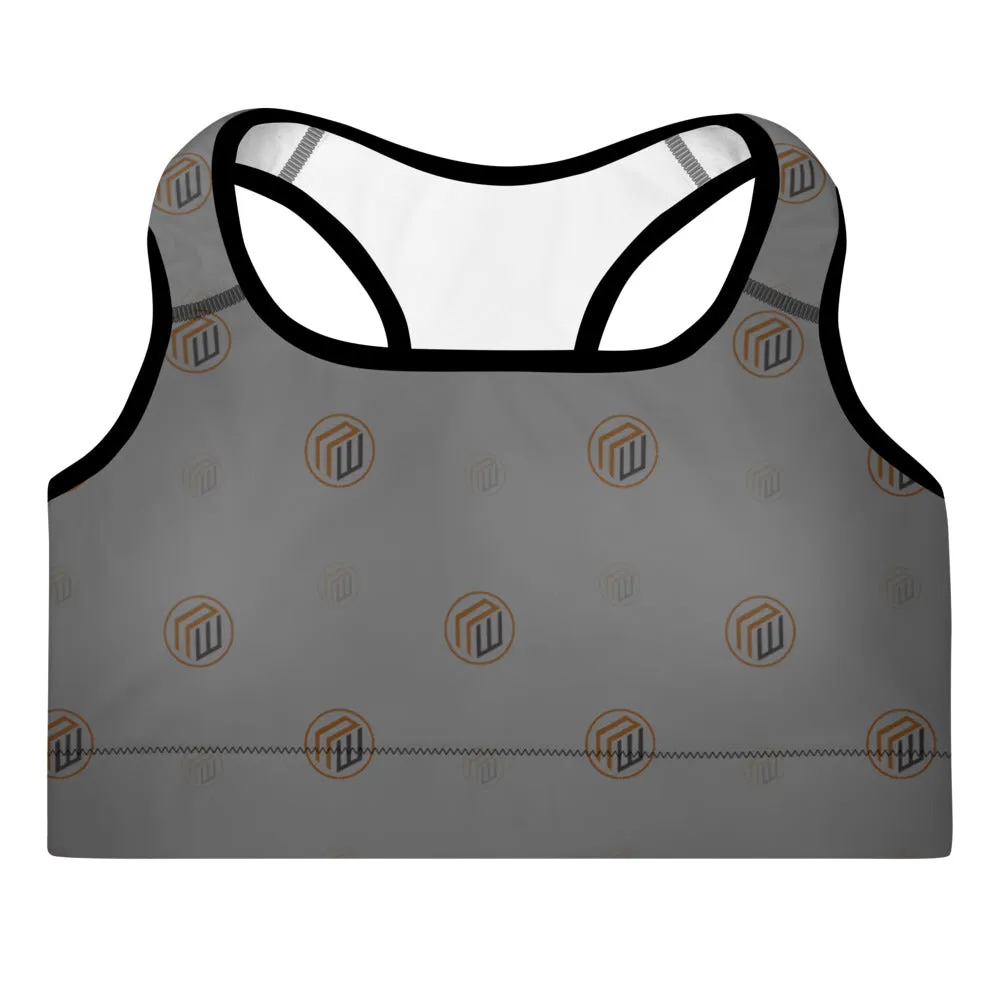 Branded Padded Sports Bra