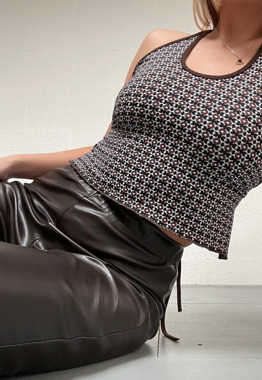 BROWN PU COMFORT CARGOS