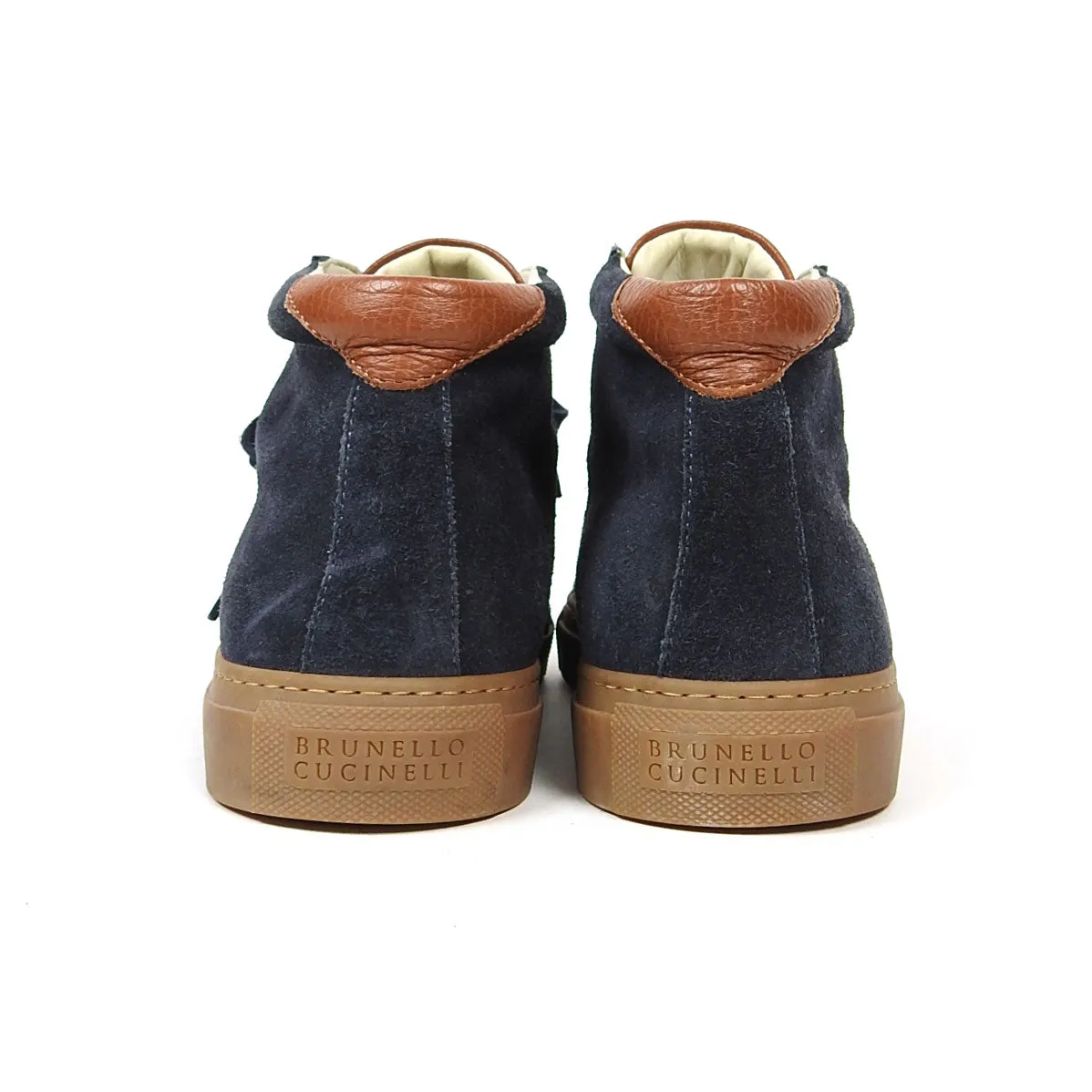 Brunello Cucinelli Suede High Top Sneakers Size 42