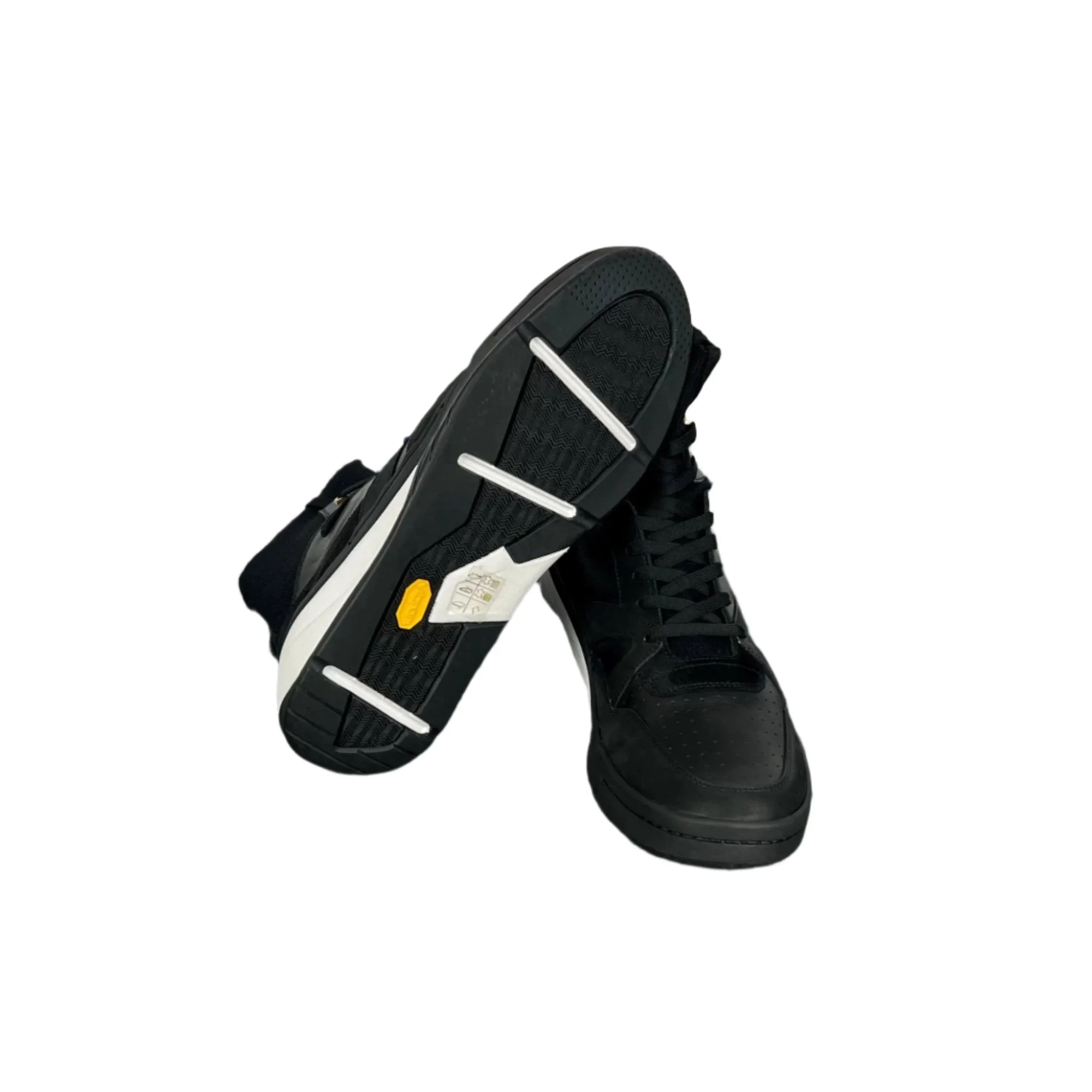 Buscemi Men's 150MM Sock Barneys Black Leather Sneakers