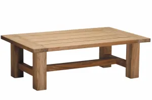 Cape Cod Rectangular Coffee Table - Natural or Oyster Teak