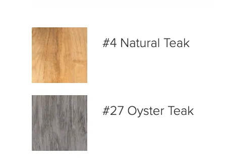 Cape Cod Rectangular Dining Table - Natural or Oyster Teak