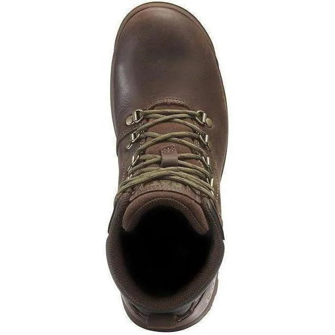 CAT Womens Mae Steel Toe Waterproof Work Shoe - Brown - P91011
