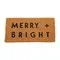 Christmas Natural Coir Doormat