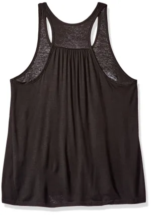 Clementine Women's Petite Plus Bones Graphic Flowy Racerback Tank