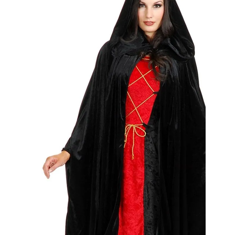 Cloak Velvet Hooded Adult Cloak