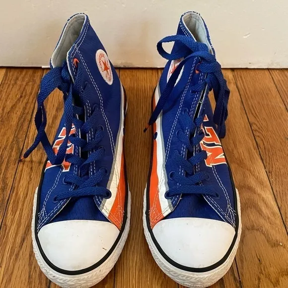 Converse Chuck Taylor Kids All Star NBA New York Knicks Hightop Sneakers…
