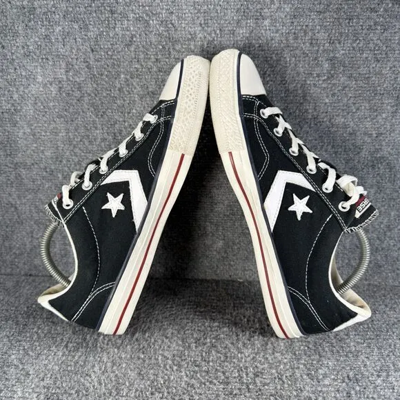 Converse Star Player 76 Mens 9.5 Shoes Black Low Top Casual Sneakers