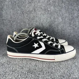 Converse Star Player 76 Mens 9.5 Shoes Black Low Top Casual Sneakers