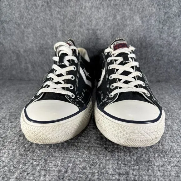 Converse Star Player 76 Mens 9.5 Shoes Black Low Top Casual Sneakers
