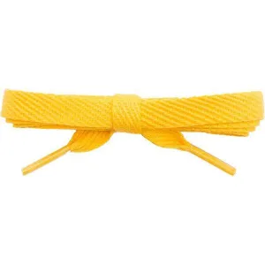 Cotton Flat 3/8" - Gold (12 Pair Pack) Shoelaces