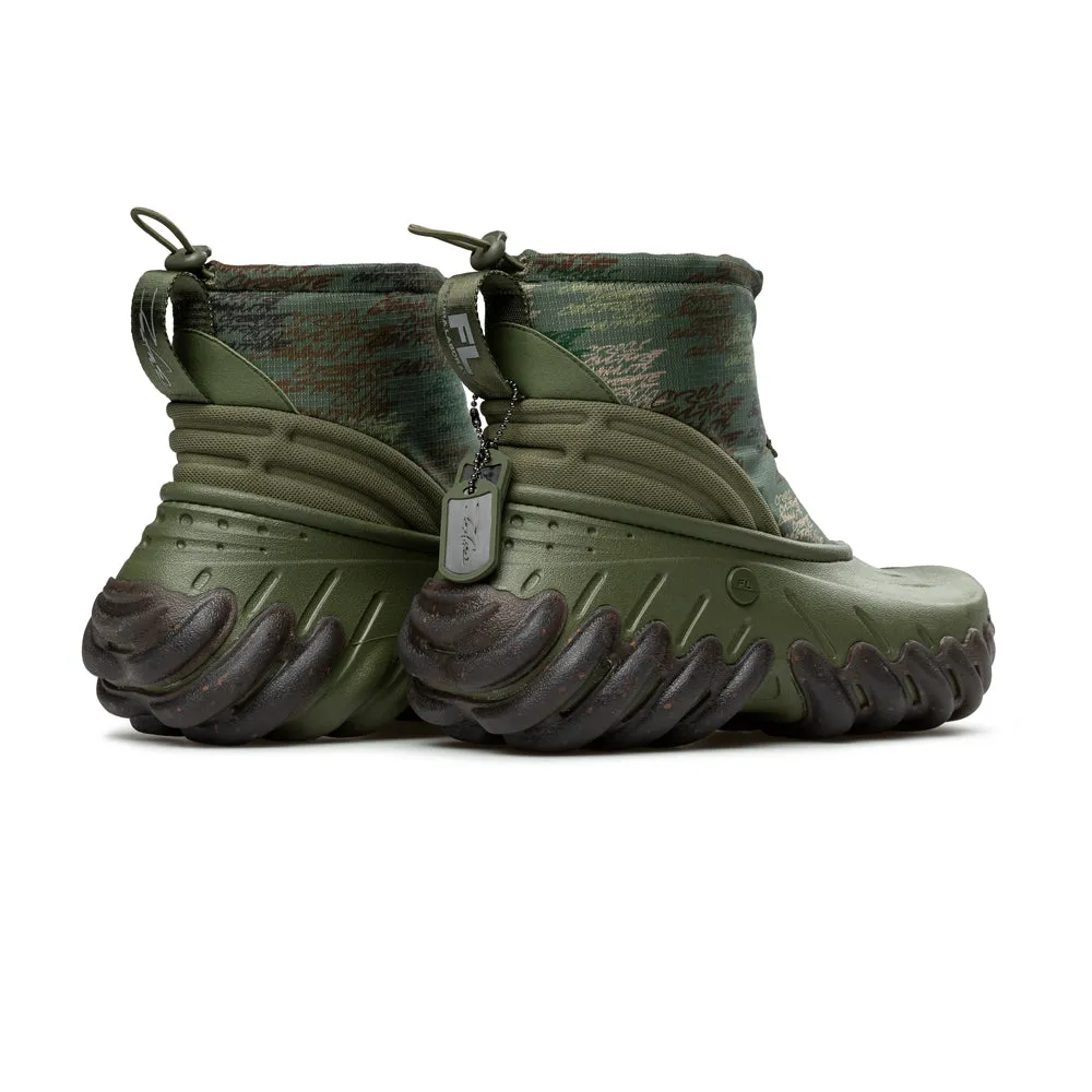 Crocs x Futura Laboratories Echo Boot | Army Green
