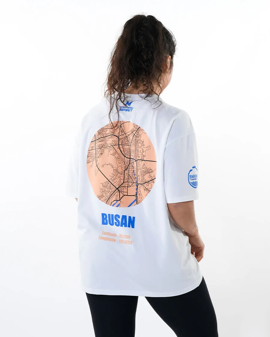 CrossFit® Smurf Map Collector - FAR EAST THROWDOWN Unisex overSized T-shirt