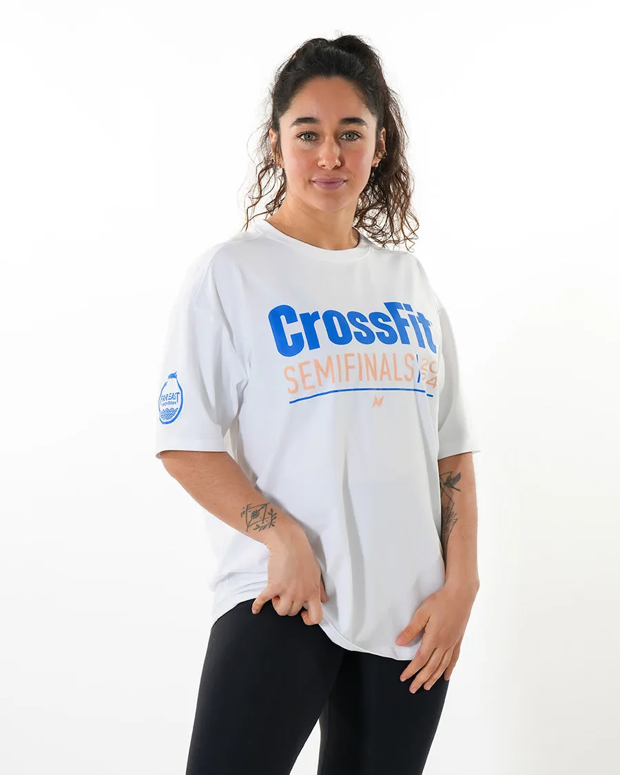 CrossFit® Smurf Map Collector - FAR EAST THROWDOWN Unisex overSized T-shirt