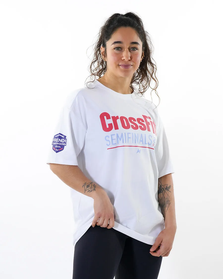CrossFit® Smurf Map Collector -  FRENCH THROWDOWN Unisex overSized T-shirt